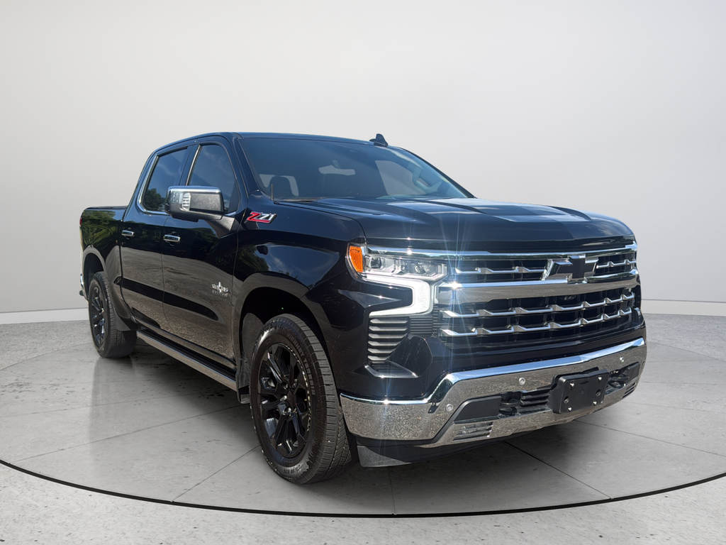 Black 2023 Chevrolet Silverado 1500 Pickup Truck Four-Wheel Drive Automatic