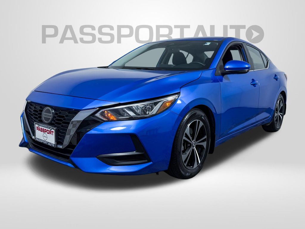 Electric Blue Metallic 2020 Nissan Sentra SV FWD Sedan Front-Wheel Drive Continuously Variable Transmission