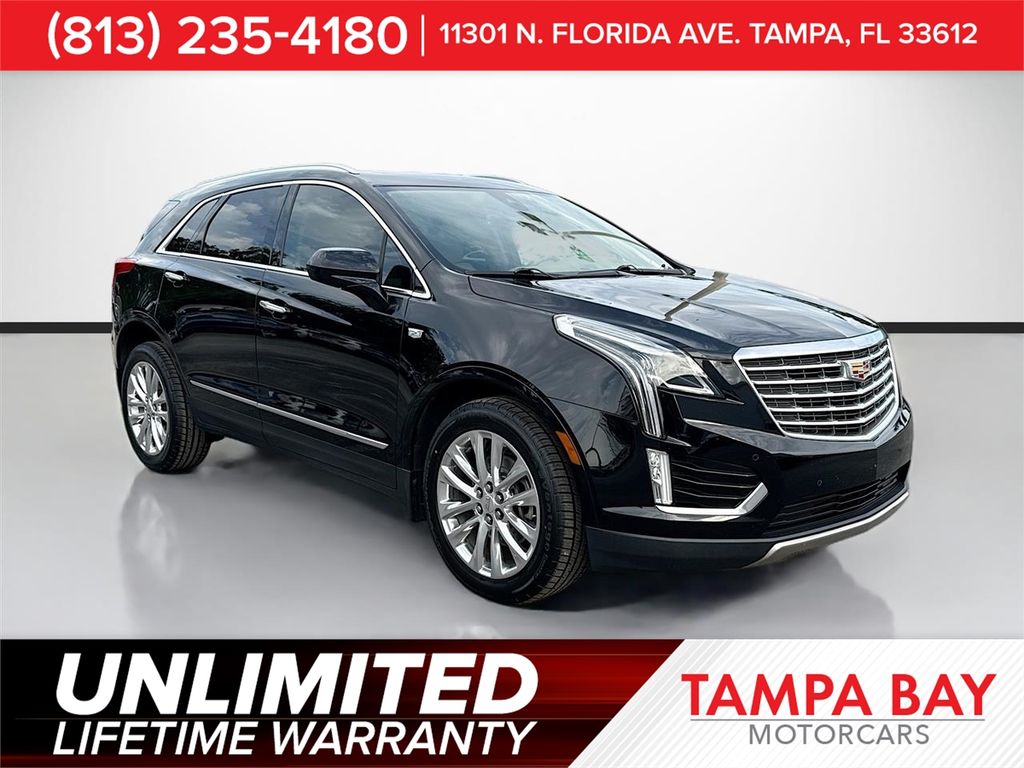 Stellar Black Metallic 2018 Cadillac XT5 Platinum AWD SUV / Crossover Four-Wheel Drive 8-Speed Automatic