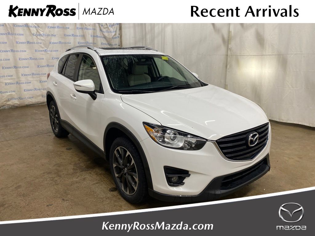 Crystal White Pearl Mica 2016 Mazda CX-5 Grand Touring AWD SUV / Crossover All-Wheel Drive 6-Speed Automatic