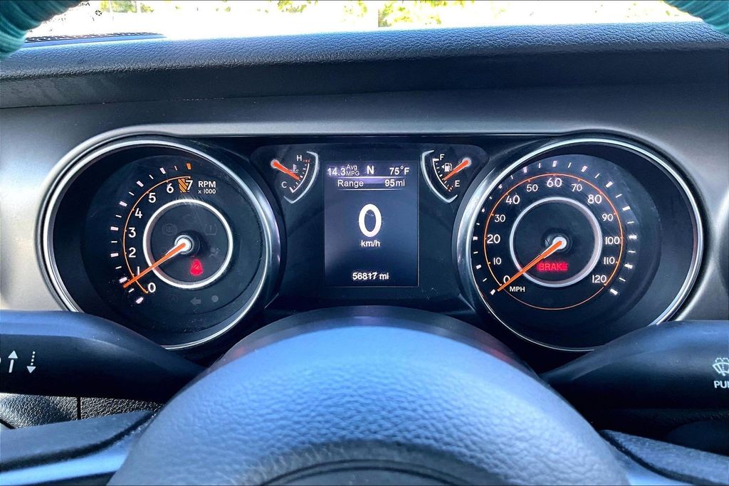 Used 2020 Teal Jeep Unlimited Sport image 22