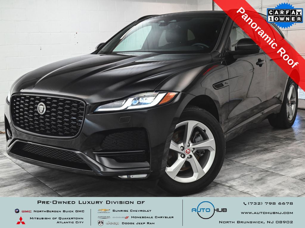 Santorini Black 2023 Jaguar F-PACE SUV / Crossover All-Wheel Drive 8-Speed Automatic