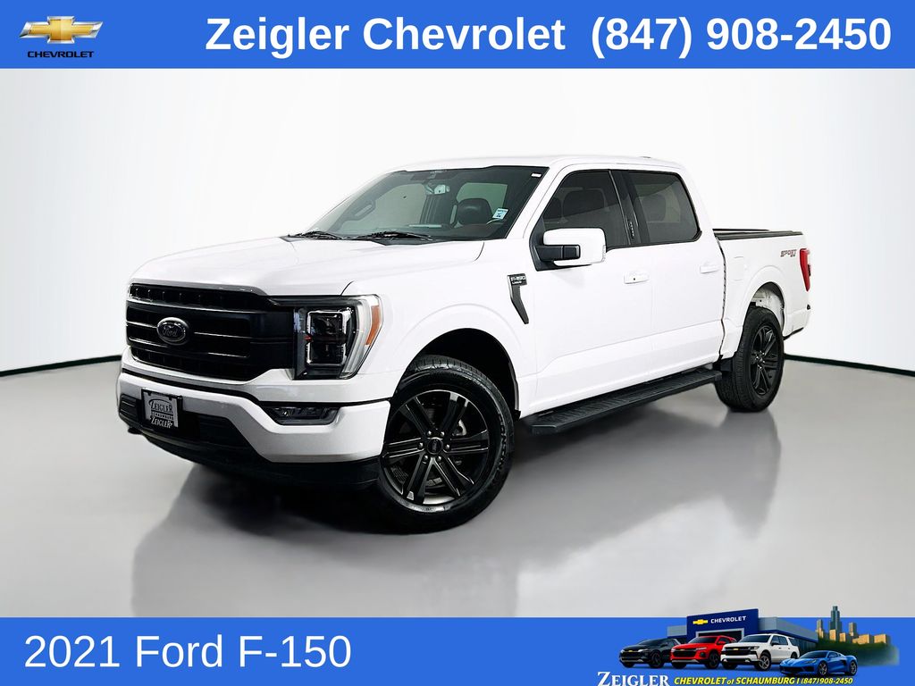 Oxford White 2021 Ford F-150 Pickup Truck Four-Wheel Drive Automatic