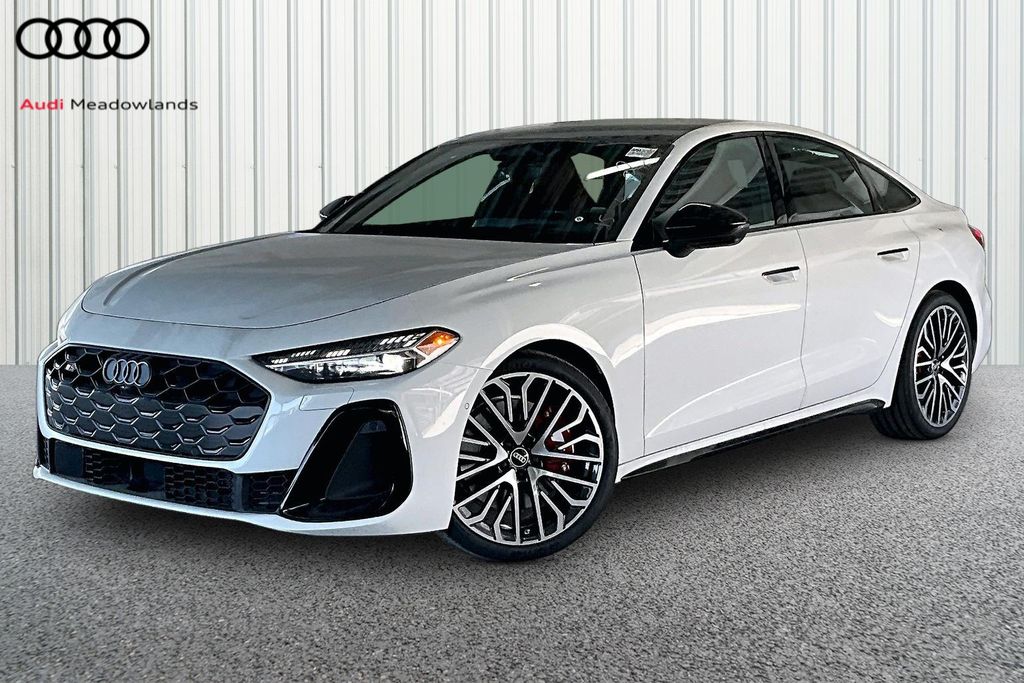 Glacier White Metallic 2026 Audi S5 Sedan All-Wheel Drive 7-Speed Automatic