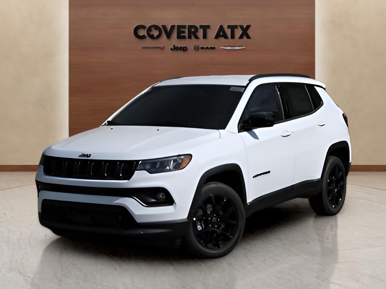 White 2026 Jeep Compass Latitude Altitude 4WD SUV / Crossover Four-Wheel Drive 8-Speed Automatic