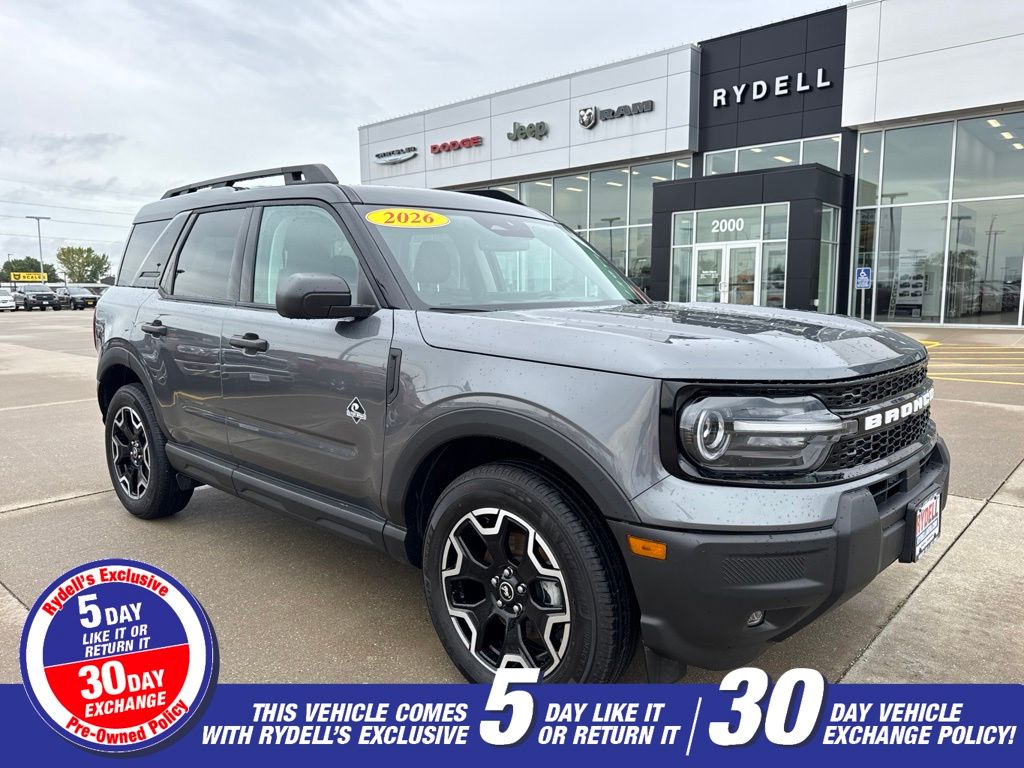 Carbonized Gray Metallic 2026 Ford Bronco Sport SUV / Crossover All-Wheel Drive 8-Speed Automatic