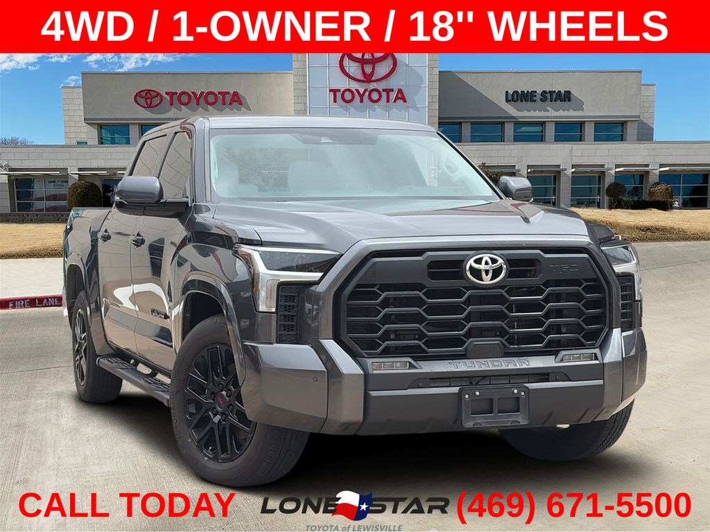 Magnetic Gray Metallic 2023 Toyota Tundra Pickup Truck Four-Wheel Drive Automatic