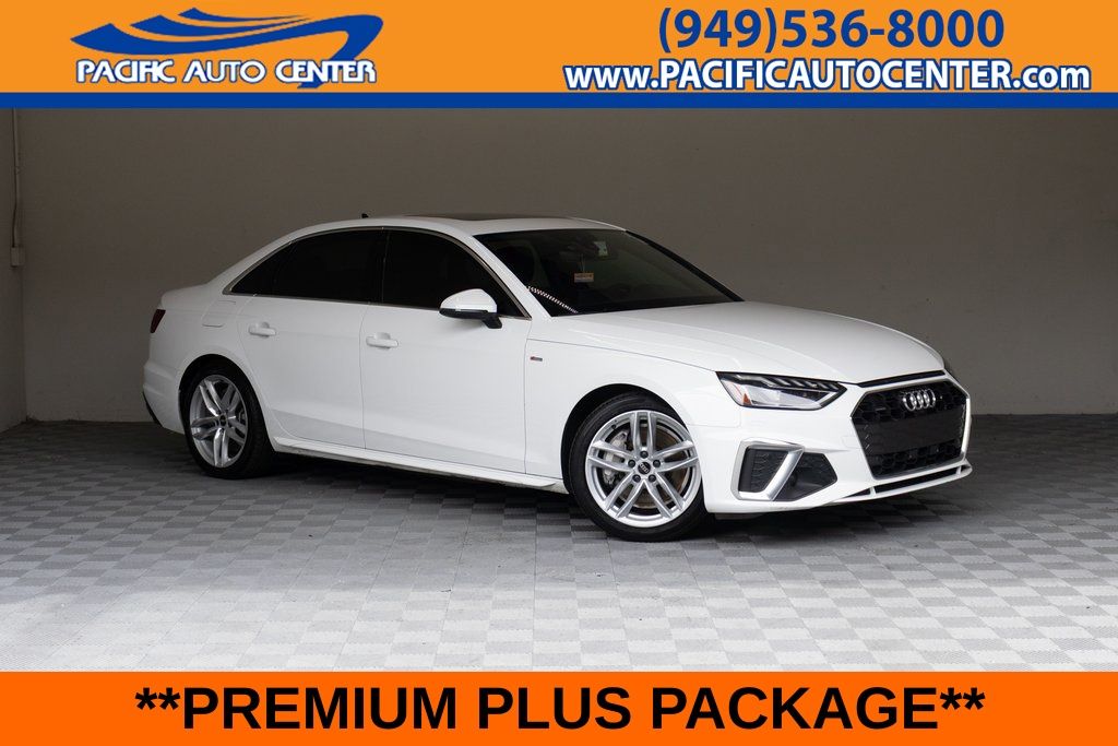 White 2024 Audi A4 Sedan All-Wheel Drive 7-Speed Automatic