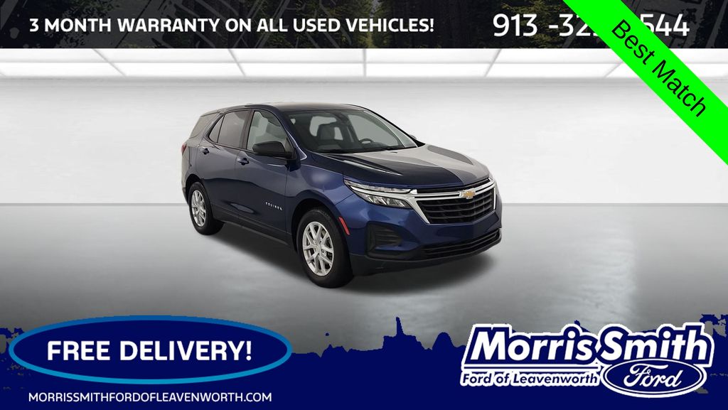 Blue Glow Metallic 2022 Chevrolet Equinox SUV / Crossover Front-Wheel Drive 6-Speed Automatic Overdrive
