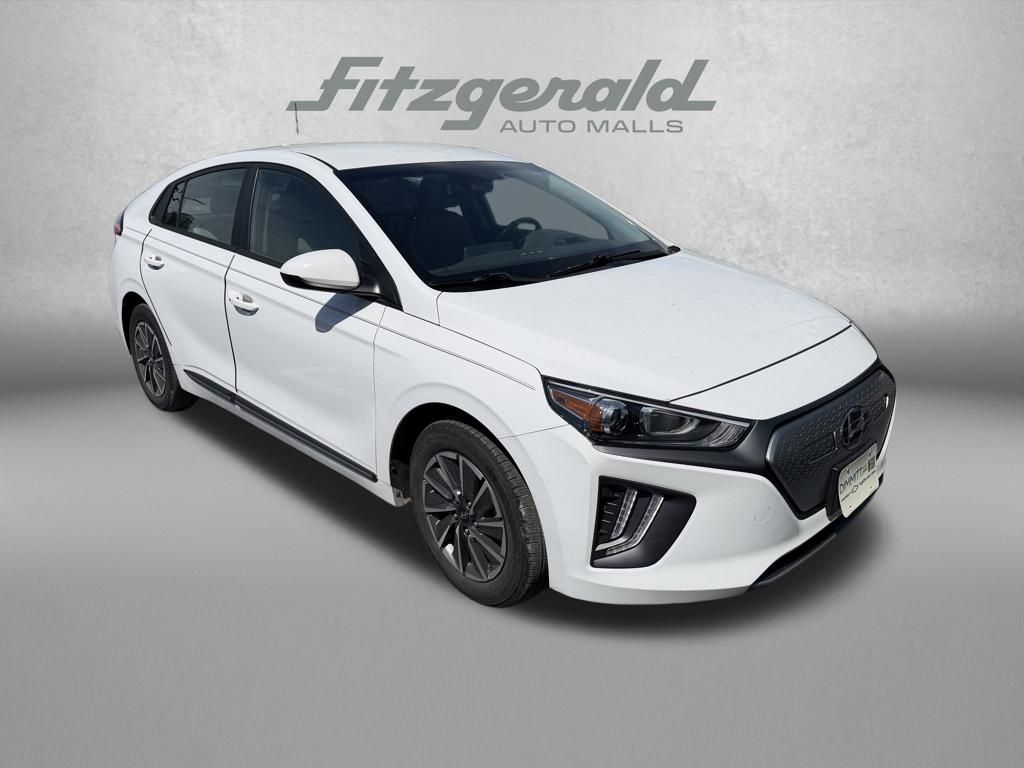 Ceramic White 2021 Hyundai Ioniq Electric SE FWD Hatchback Front-Wheel Drive 1-Speed Automatic