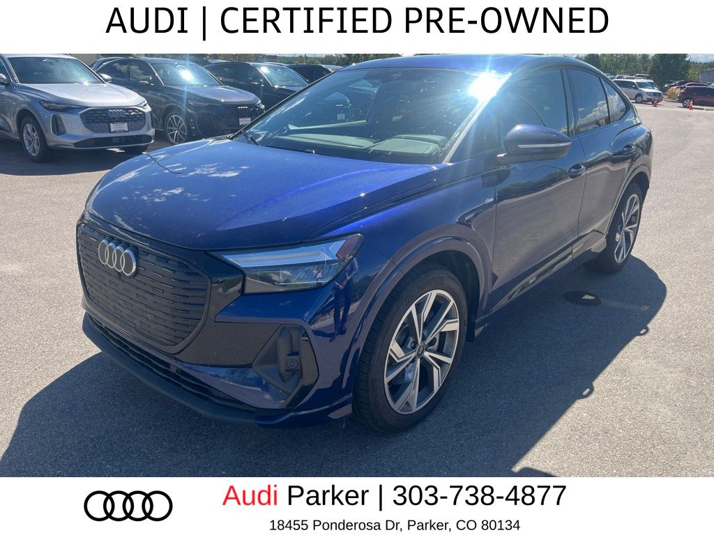 Navarra Blue Metallic 2024 Audi Q4 e-tron Sportback Sedan All-Wheel Drive Automatic