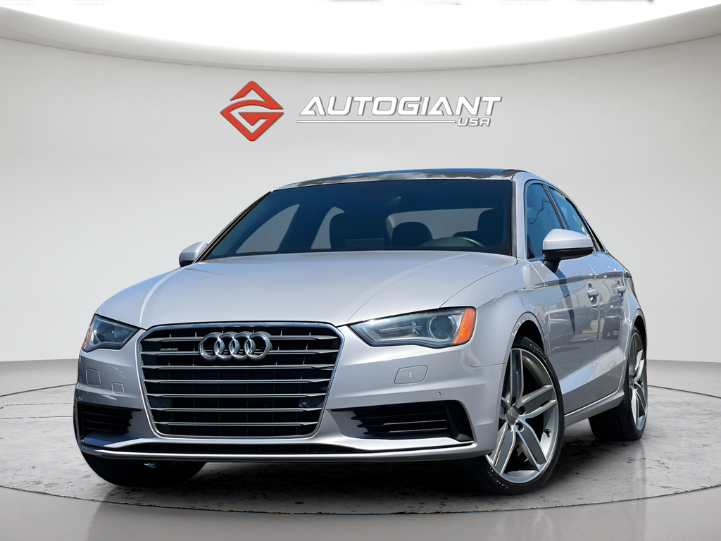 Gray Metallic 2016 Audi A3 2.0T quattro Premium Plus Sedan AWD Sedan All-Wheel Drive 6-Speed Automatic