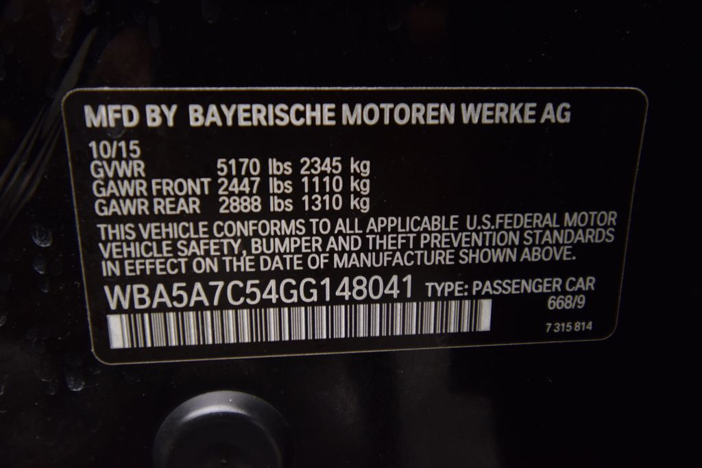 used 2016 BMW 5-Series car, priced at $11,600