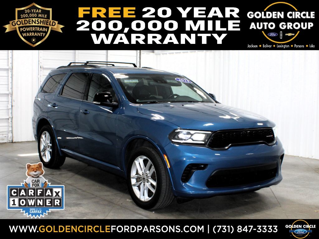 Blue (Frostbite Pearlcoat) 2024 Dodge Durango SUV / Crossover All-Wheel Drive 8-Speed Automatic