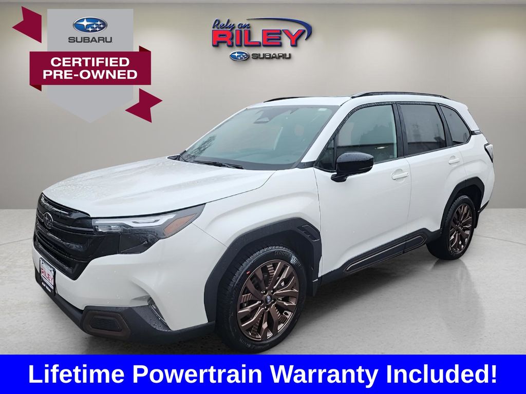 Crystal White Pearl 2026 Subaru Forester SUV / Crossover All-Wheel Drive Continuously Variable Transmission