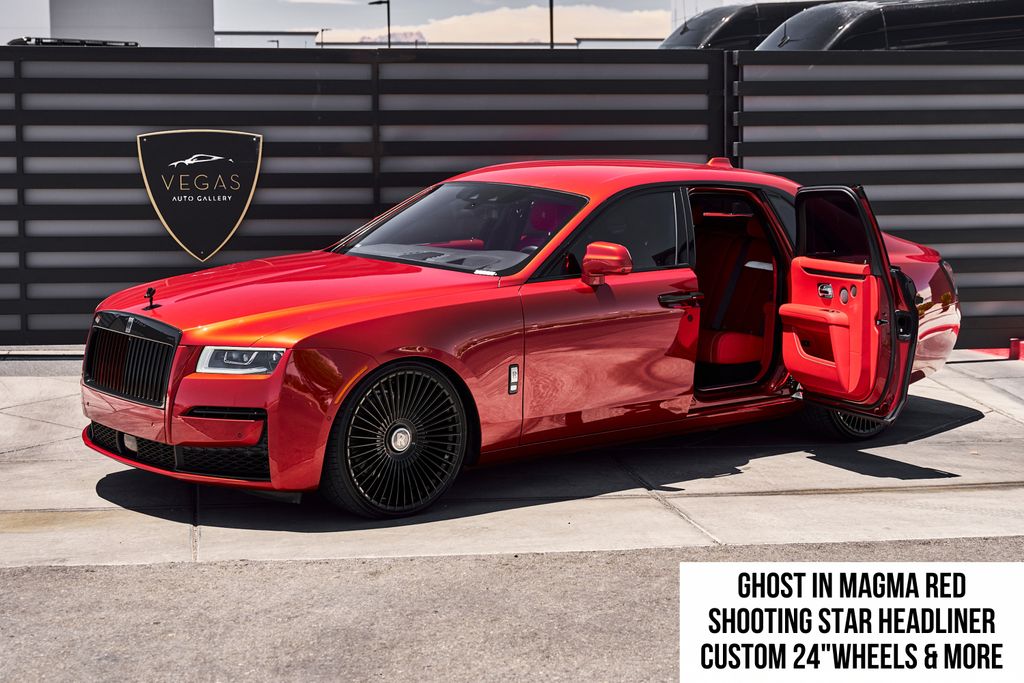 Magma Red 2024 Rolls-Royce Ghost Sedan All-Wheel Drive 8-Speed Automatic