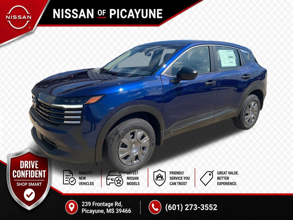 Deep Blue Pearl 2026 Nissan Kicks SUV / Crossover Front-Wheel Drive Continuously Variable Transmission