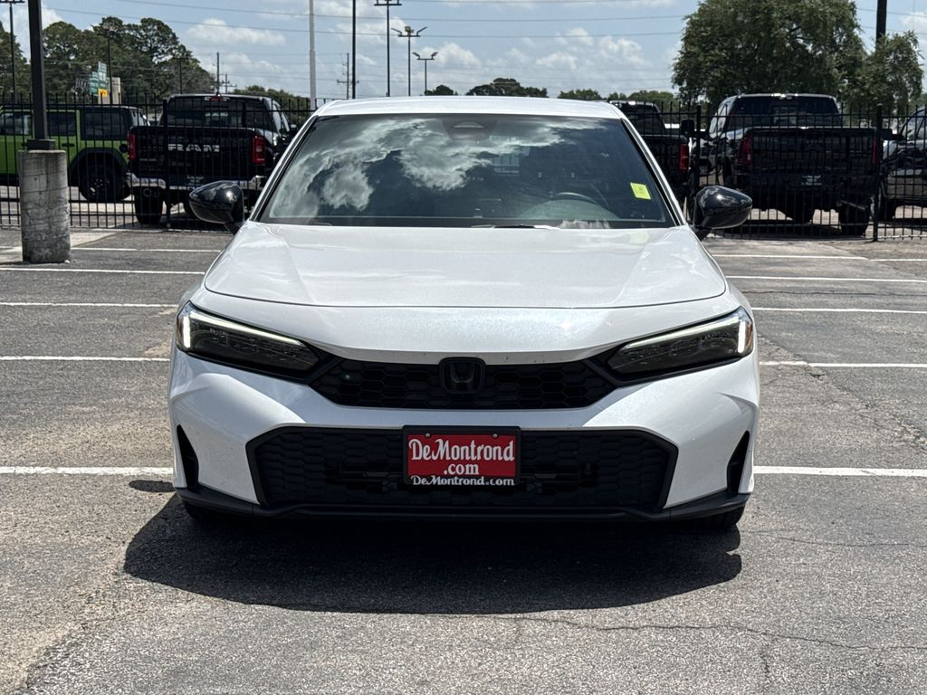 2025 Honda Civic Sport White at Community Honda