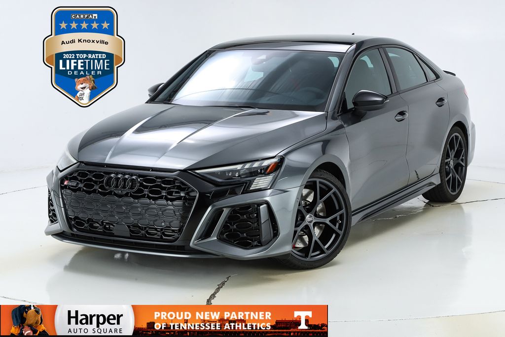 Daytona Gray Pearl Effect 2024 Audi RS 3 Sedan All-Wheel Drive 7-Speed Automatic