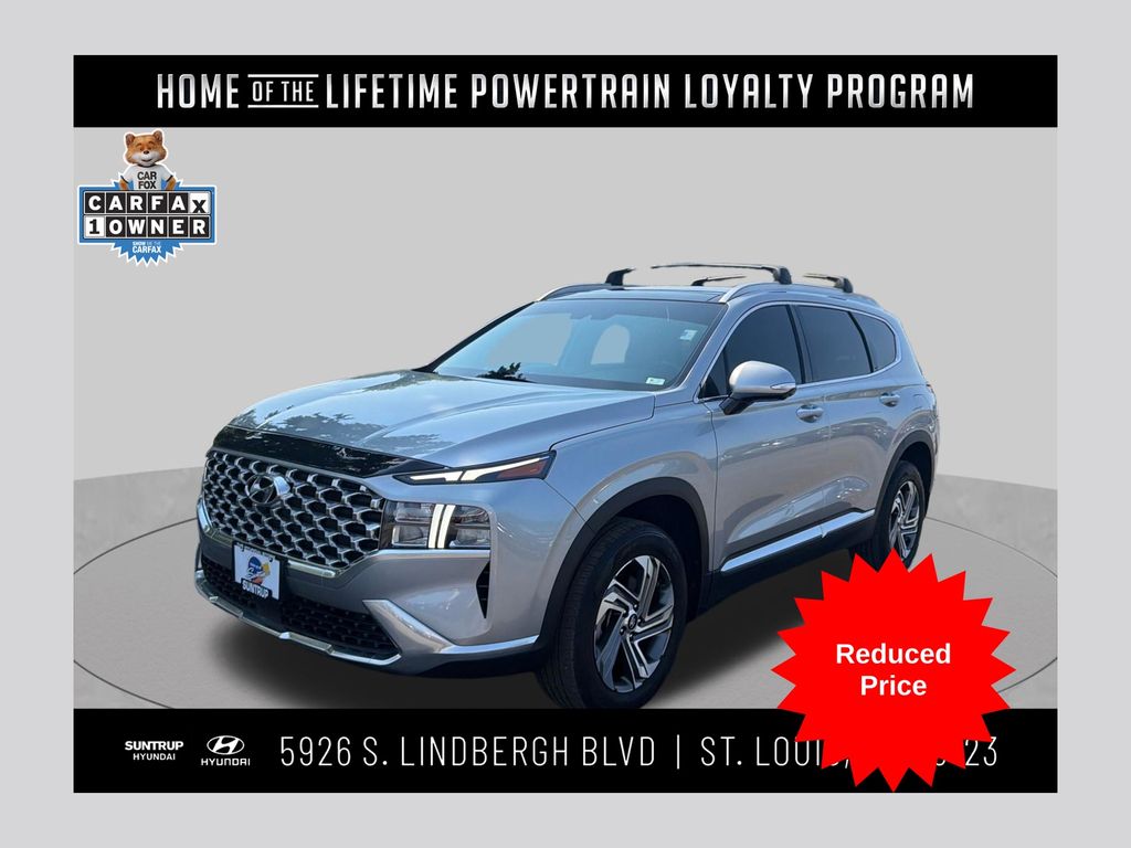 Shimmering Silver Pearl 2023 Hyundai Santa Fe SUV / Crossover All-Wheel Drive 8-Speed Automatic