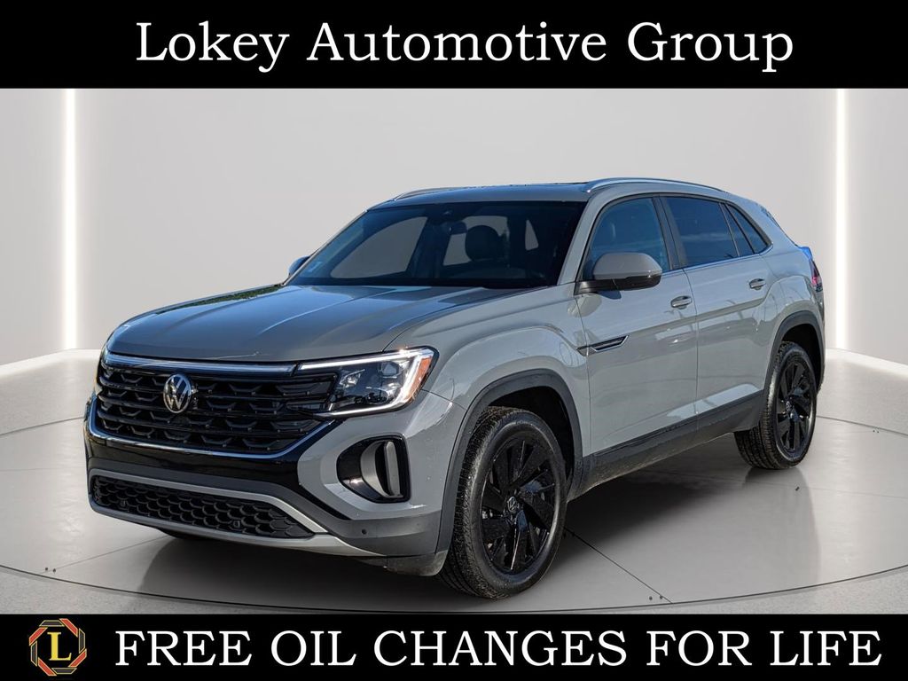 Gray 2025 Volkswagen Atlas Cross Sport SE FWD with Technology SUV / Crossover Front-Wheel Drive 8-Speed Automatic