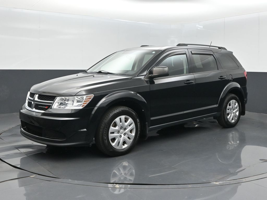 Pitch Black Clearcoat 2017 Dodge Journey SUV / Crossover Front-Wheel Drive 4-Speed Automatic