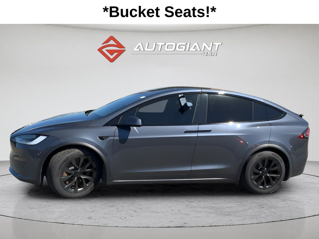 Midnight Silver Metallic 2022 Tesla Model X AWD SUV / Crossover All-Wheel Drive 1-Speed Automatic