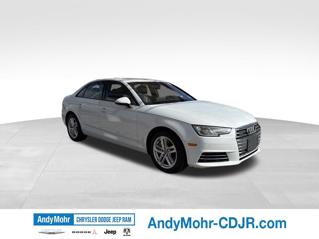 Glacier White Metallic 2017 Audi A4 2.0T quattro Premium AWD Sedan All-Wheel Drive 7-Speed Automatic