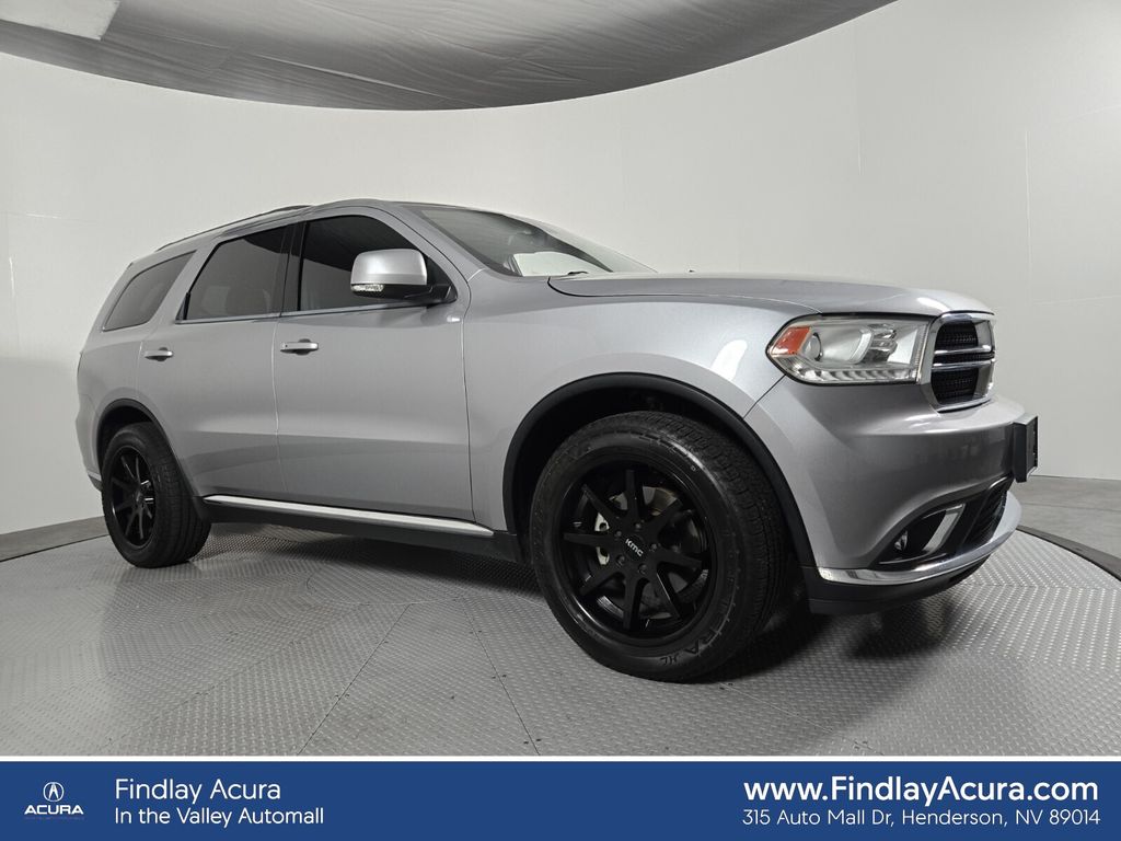 Billet Silver Metallic Clearcoat 2016 Dodge Durango SUV / Crossover Rear-Wheel Drive 8-Speed Automatic