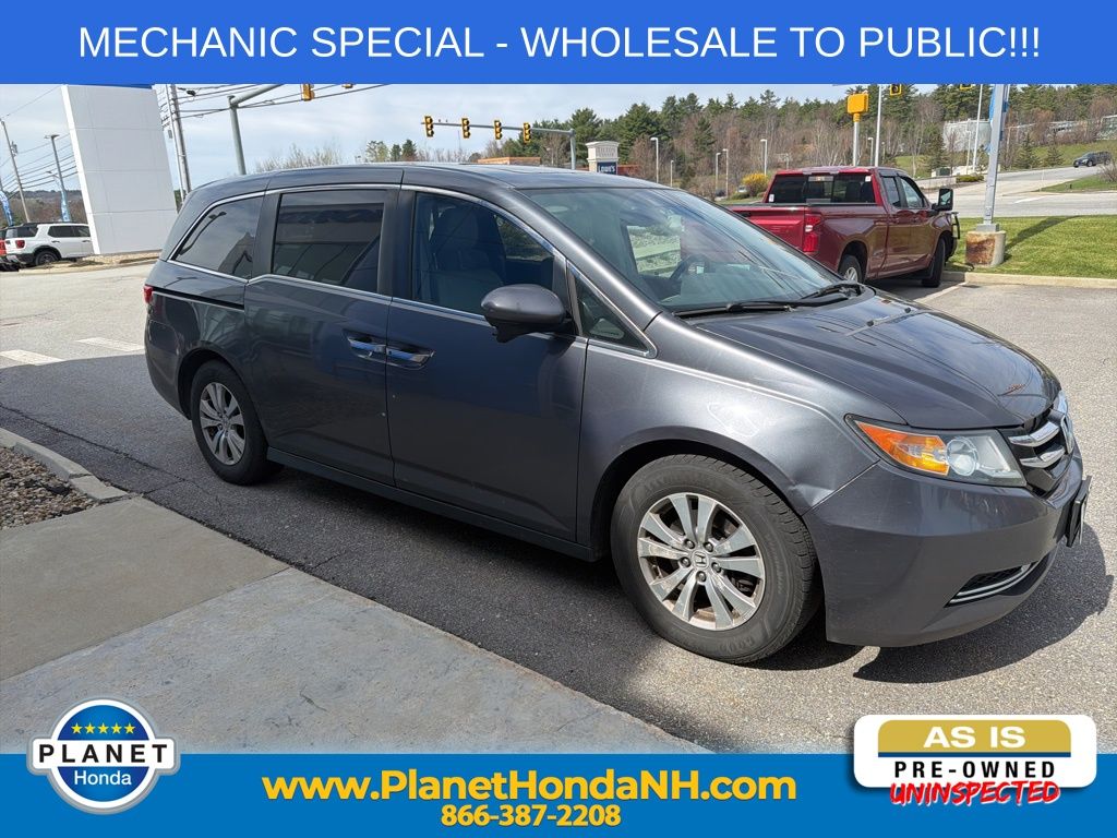 Blue 2017 Honda Odyssey EX-L FWD Minivan Front-Wheel Drive 6-Speed Automatic