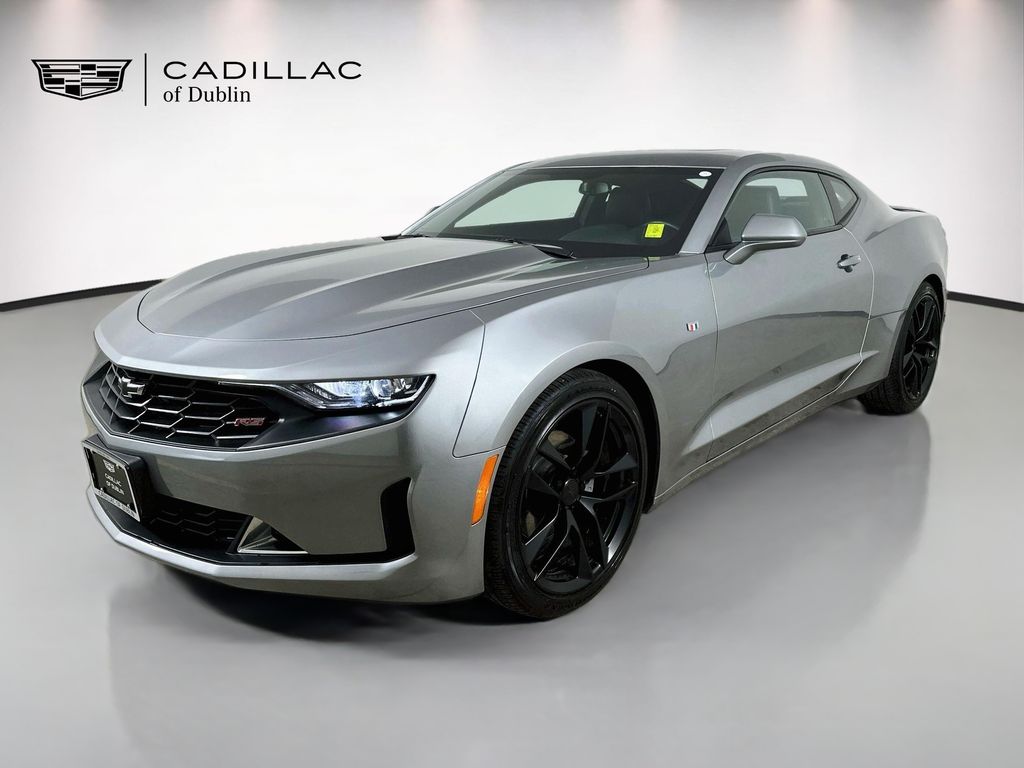 Sharkskin Metallic 2023 Chevrolet Camaro Coupe Rear-Wheel Drive Automatic