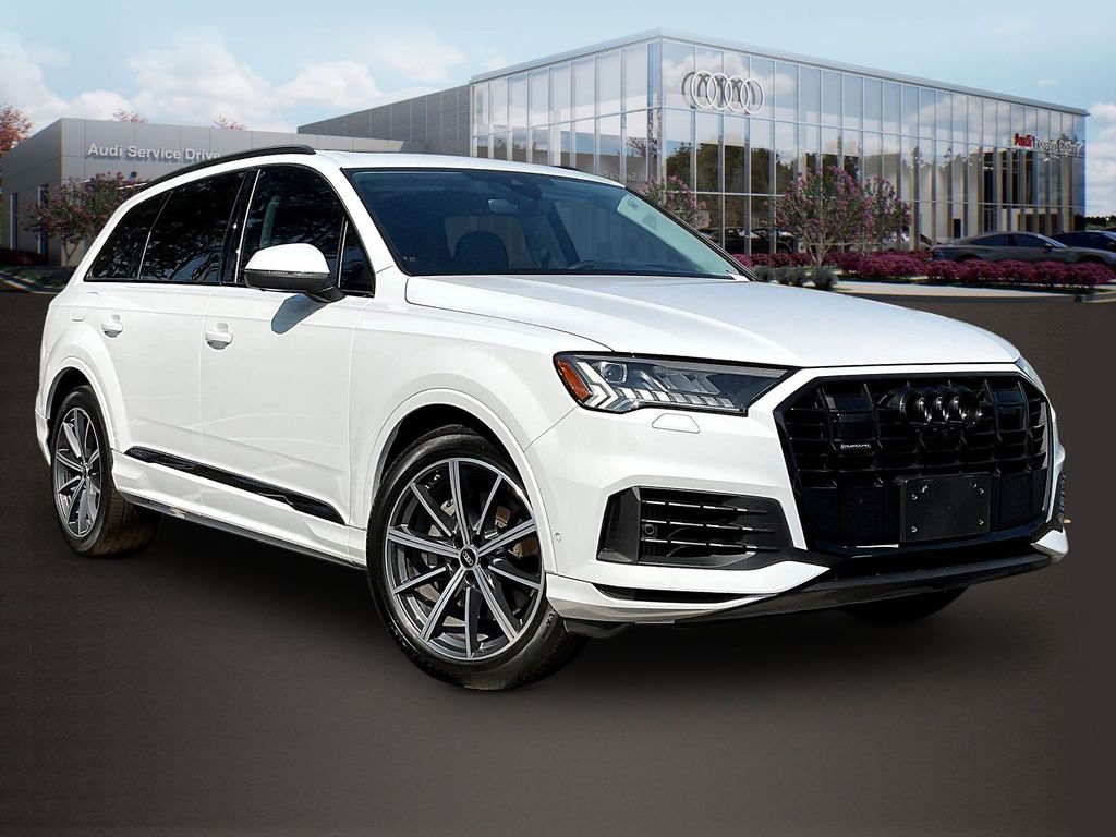 Glacier White 2023 Audi Q7 SUV / Crossover All-Wheel Drive 8-Speed Automatic
