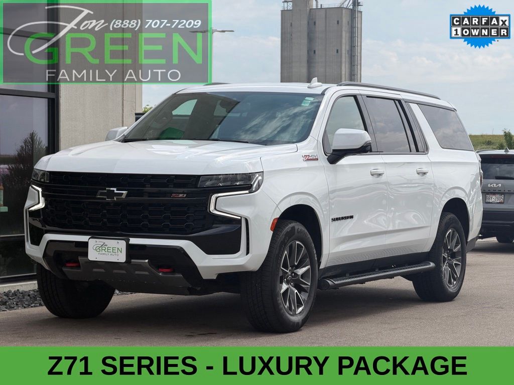 Summit White 2023 Chevrolet Suburban SUV / Crossover Four-Wheel Drive