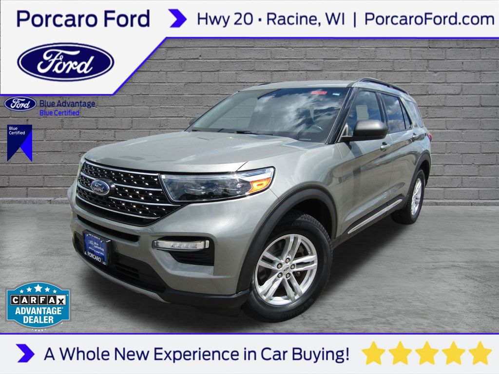 Silver Spruce Metallic 2020 Ford Explorer SUV / Crossover All-Wheel Drive Automatic