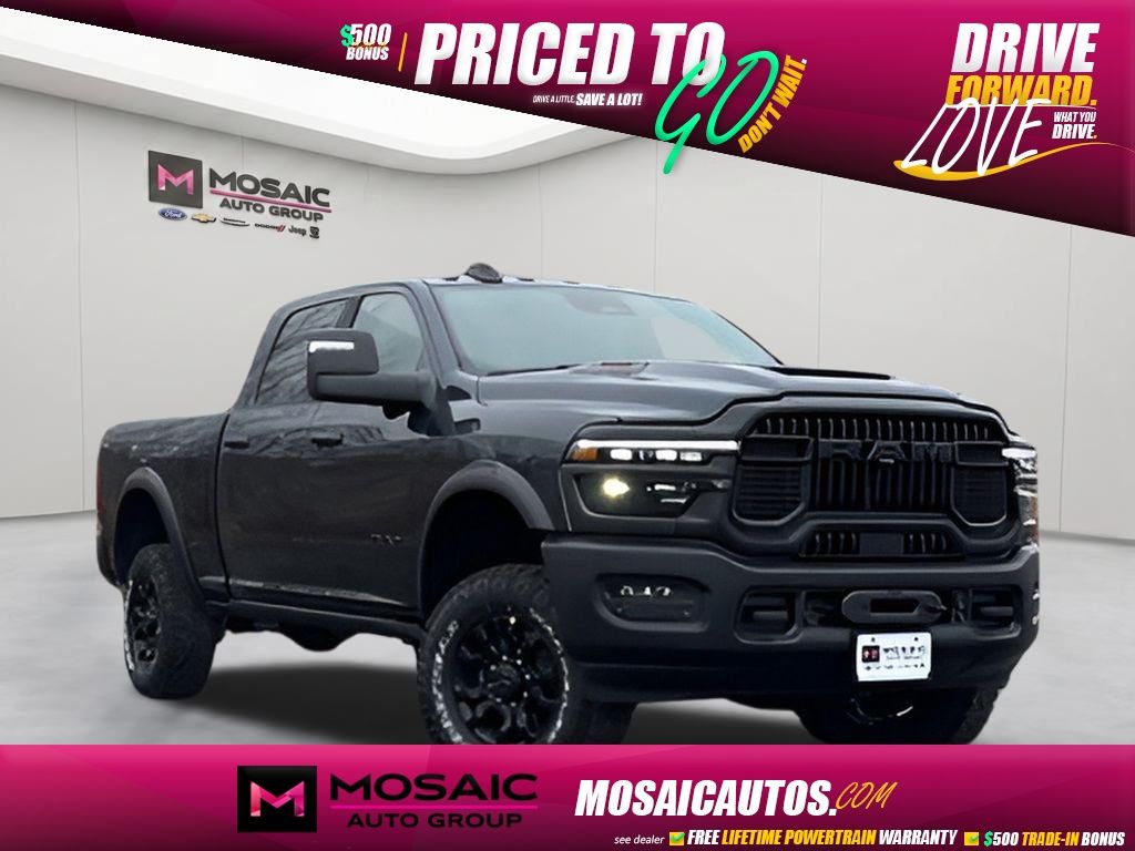 Forged Blue Metallic 2026 RAM 2500 Pickup Truck Four-Wheel Drive 8-Speed Automatic