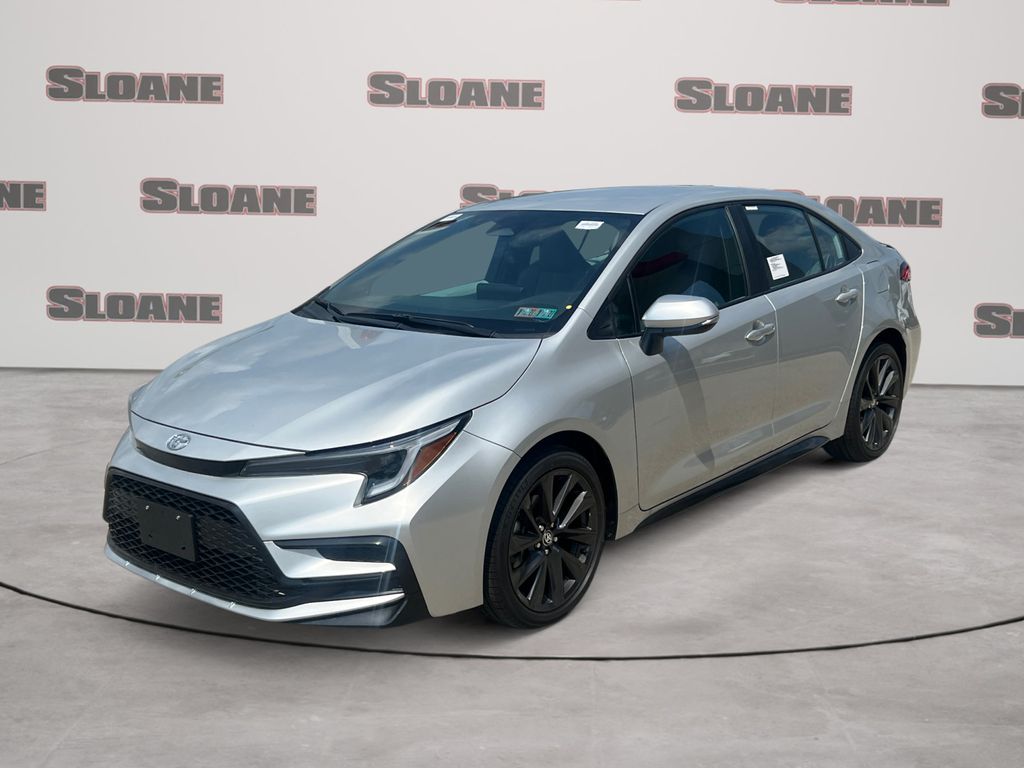 Silver 2026 Toyota Corolla Sedan Front-Wheel Drive Continuously Variable Transmission