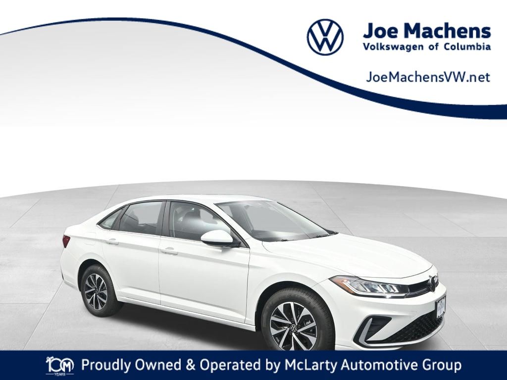 Pure White 2026 Volkswagen Jetta Sedan Front-Wheel Drive 8-Speed Automatic