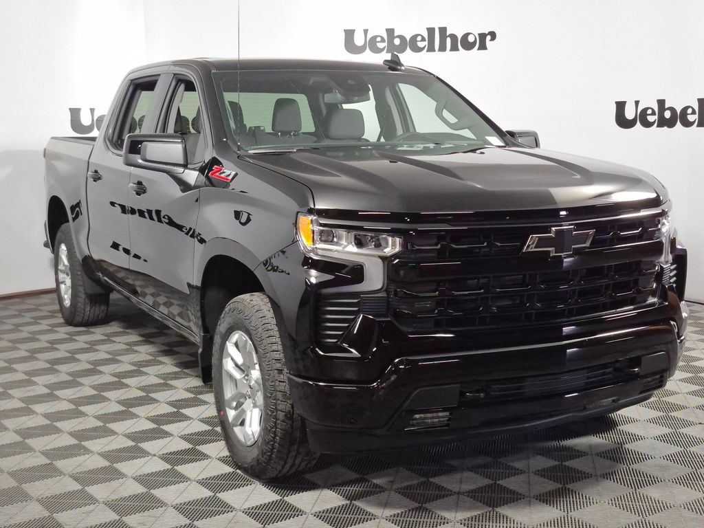 Black 2026 Chevrolet Silverado 1500 Pickup Truck Four-Wheel Drive Automatic