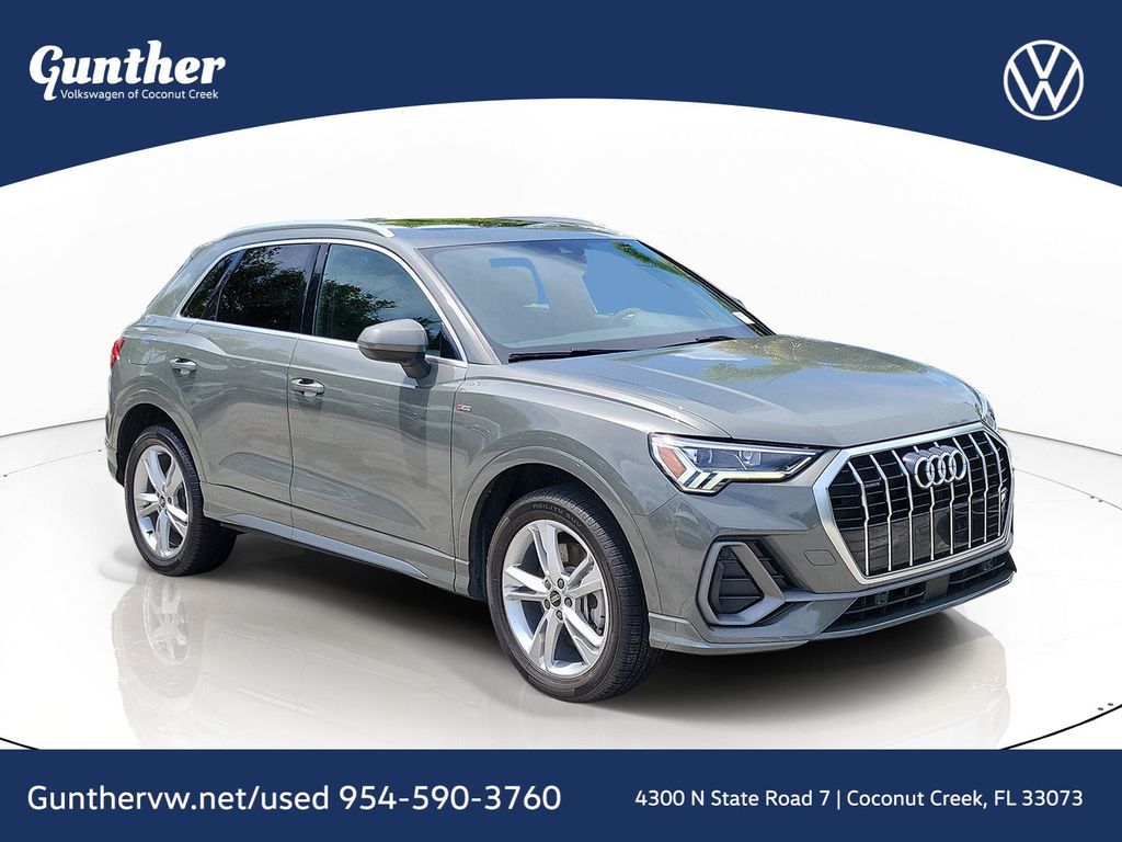 Gray Metallic 2024 Audi Q3 SUV / Crossover All-Wheel Drive 8-Speed Automatic
