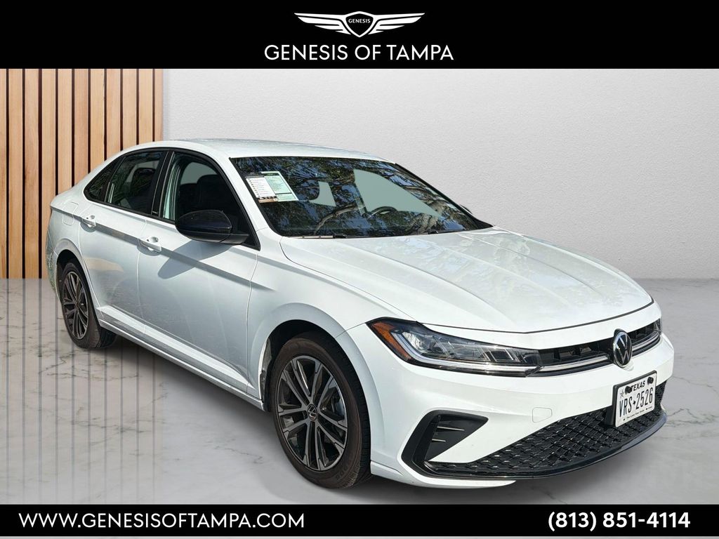 White 2025 Volkswagen Jetta Sedan Front-Wheel Drive 8-Speed Automatic