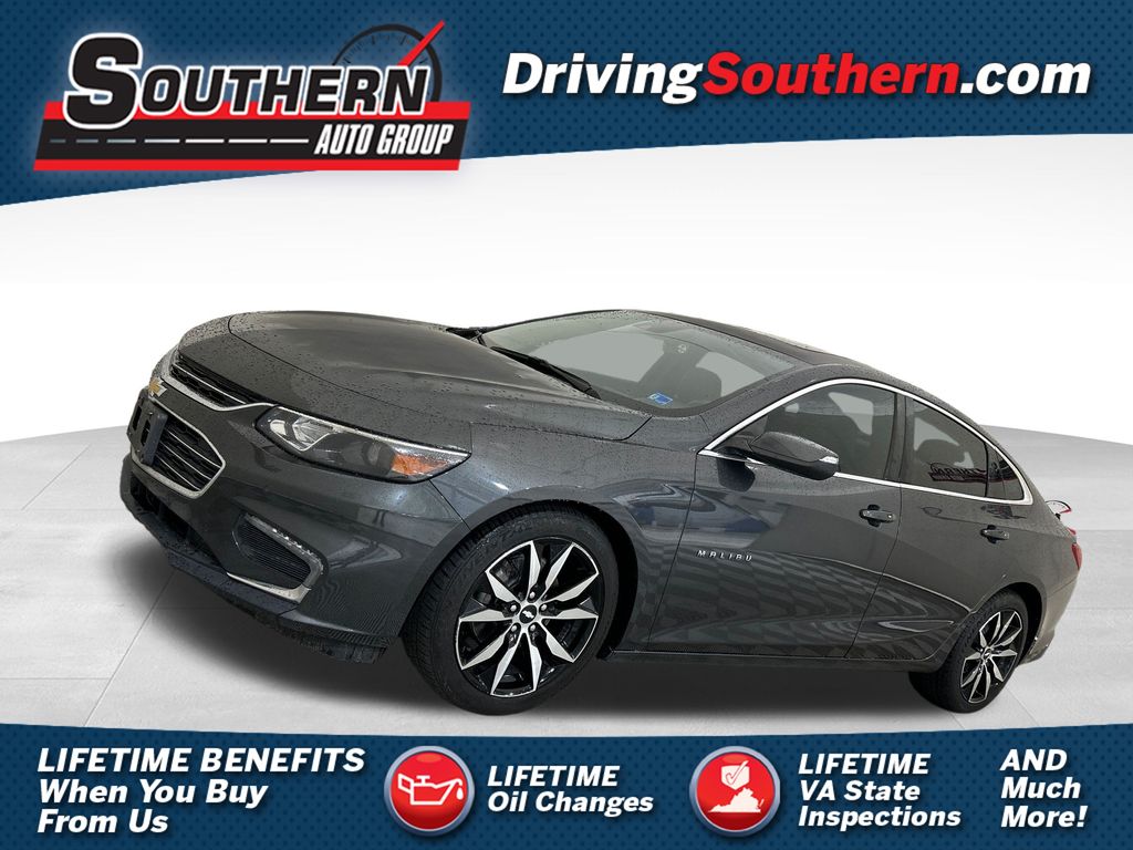 Nightfall Gray Metallic 2018 Chevrolet Malibu Sedan Front-Wheel Drive 6-Speed Automatic