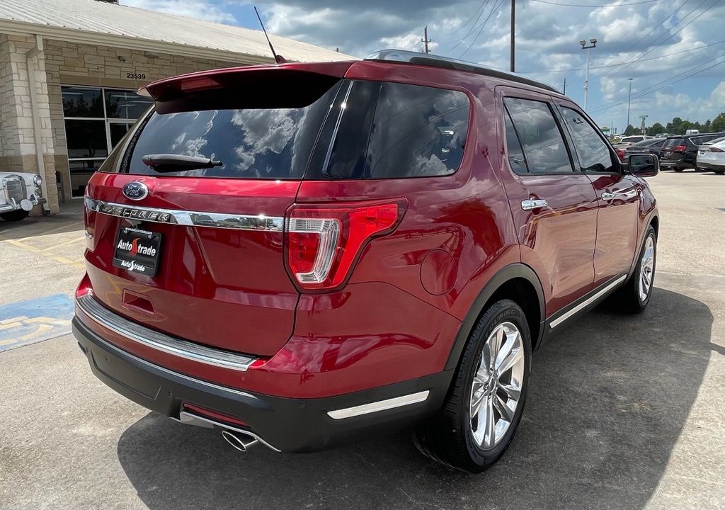 2018 Ford Explorer Limited Red at Bayway Cadillac of The Woodlands