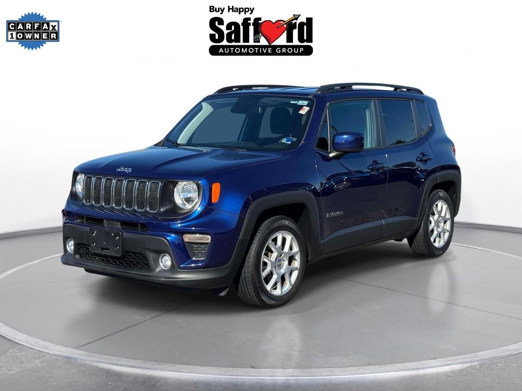 Blue Clearcoat 2019 Jeep Renegade Latitude FWD SUV / Crossover Front-Wheel Drive 9-Speed Automatic