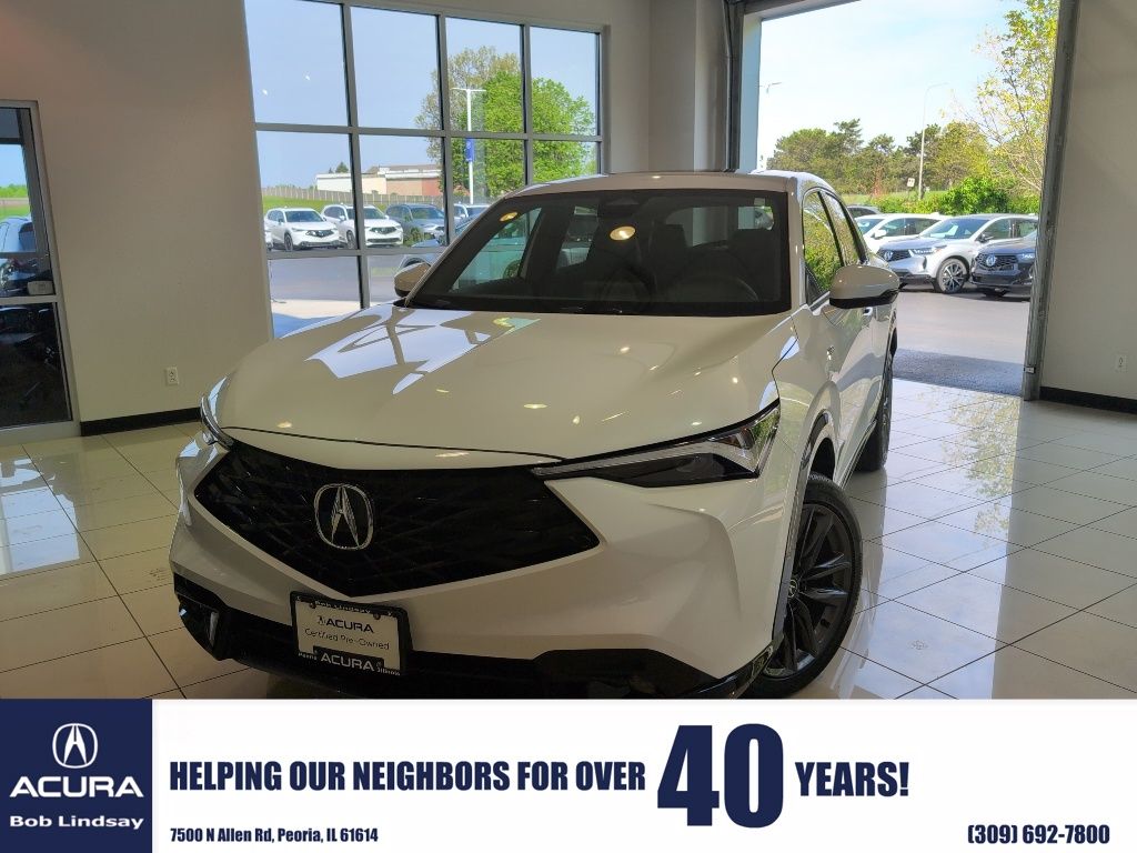 Platinum White Pearl 2025 Acura ADX SH-AWD with A-SPEC Package SUV / Crossover All-Wheel Drive Continuously Variable Transmission