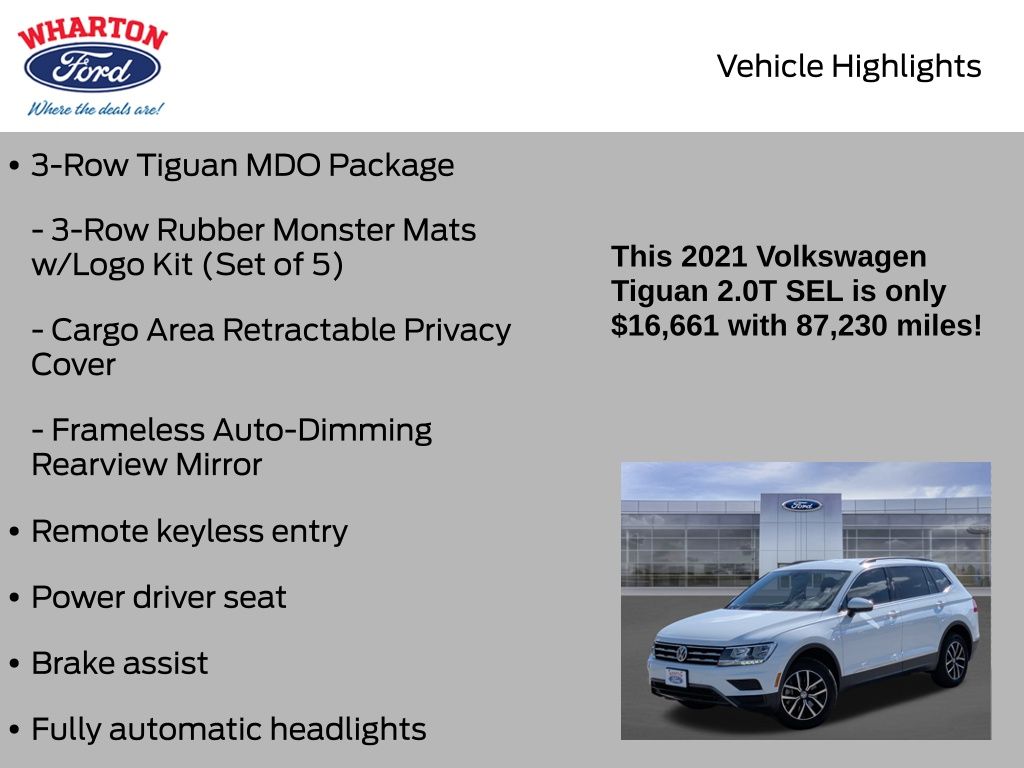 2021 Volkswagen Tiguan 2.0T SE - 4