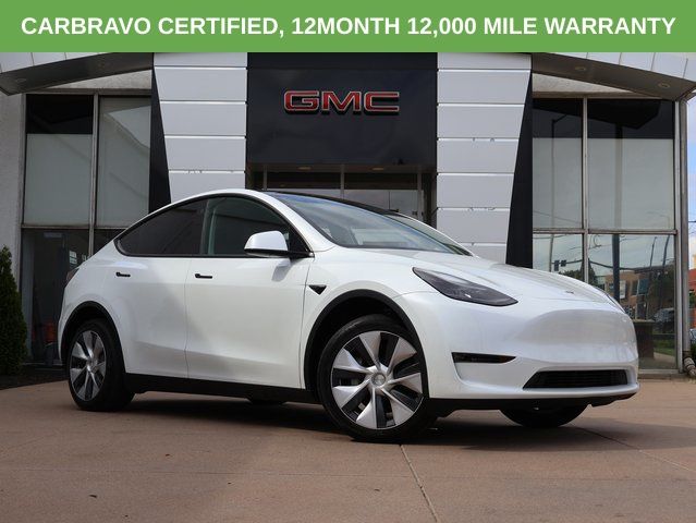 Pearl White Multi-Coat 2023 Tesla Model Y Long Range AWD SUV / Crossover All-Wheel Drive 1-Speed Automatic