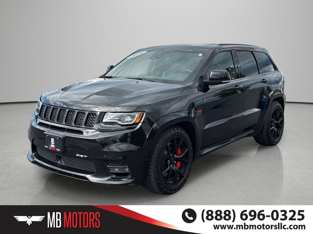 Diamond Black Crystal Pearlcoat 2021 Jeep Grand Cherokee SRT 4WD SUV / Crossover Four-Wheel Drive 8-Speed Automatic