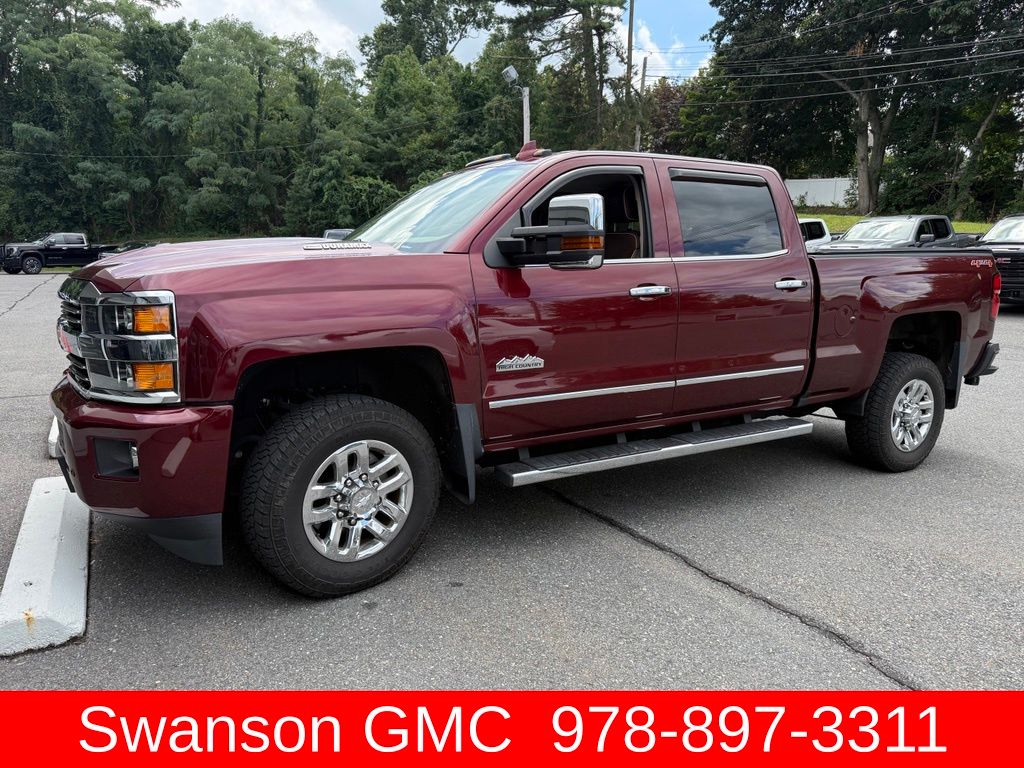 Red Metallic 2017 Chevrolet Silverado 3500HD Pickup Truck Four-Wheel Drive 6-Speed Automatic