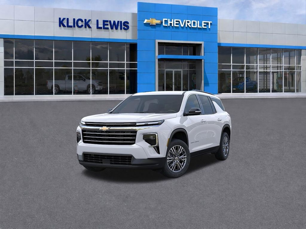 2026 Chevrolet Traverse LT White at Klick Lewis Buick Chevrolet