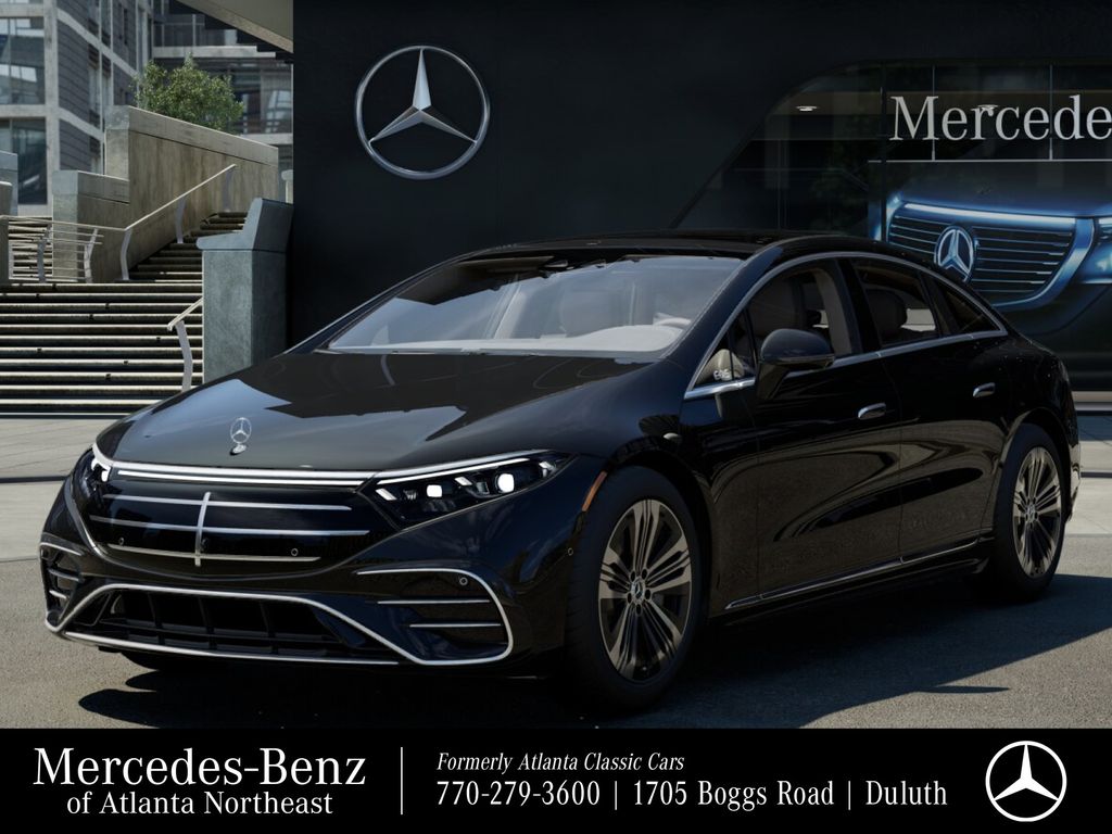Black 2026 Mercedes-Benz EQS Sedan All-Wheel Drive 1-Speed Automatic